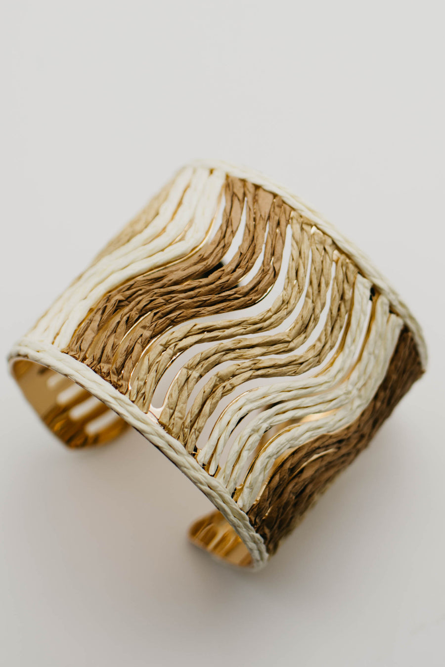 The Missy Raffia Cuff Bracelet