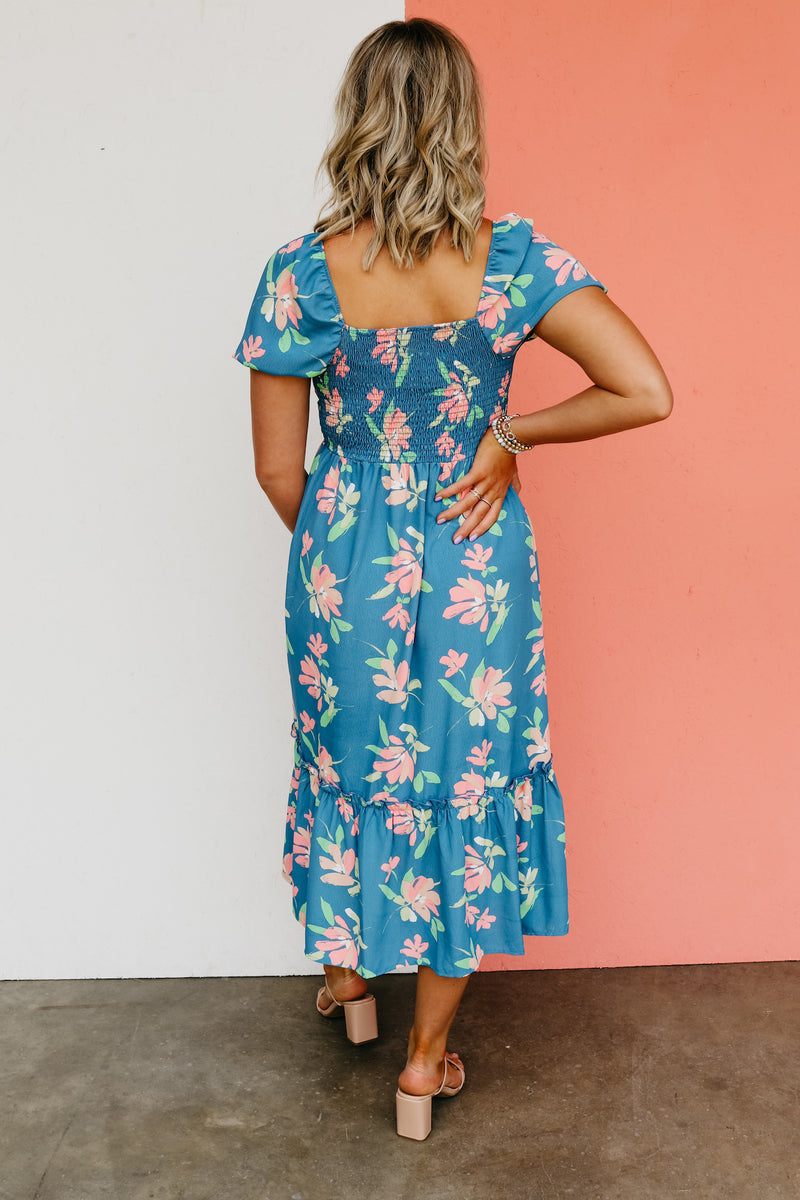 The Aiden Floral Midi Dress - FINAL SALE