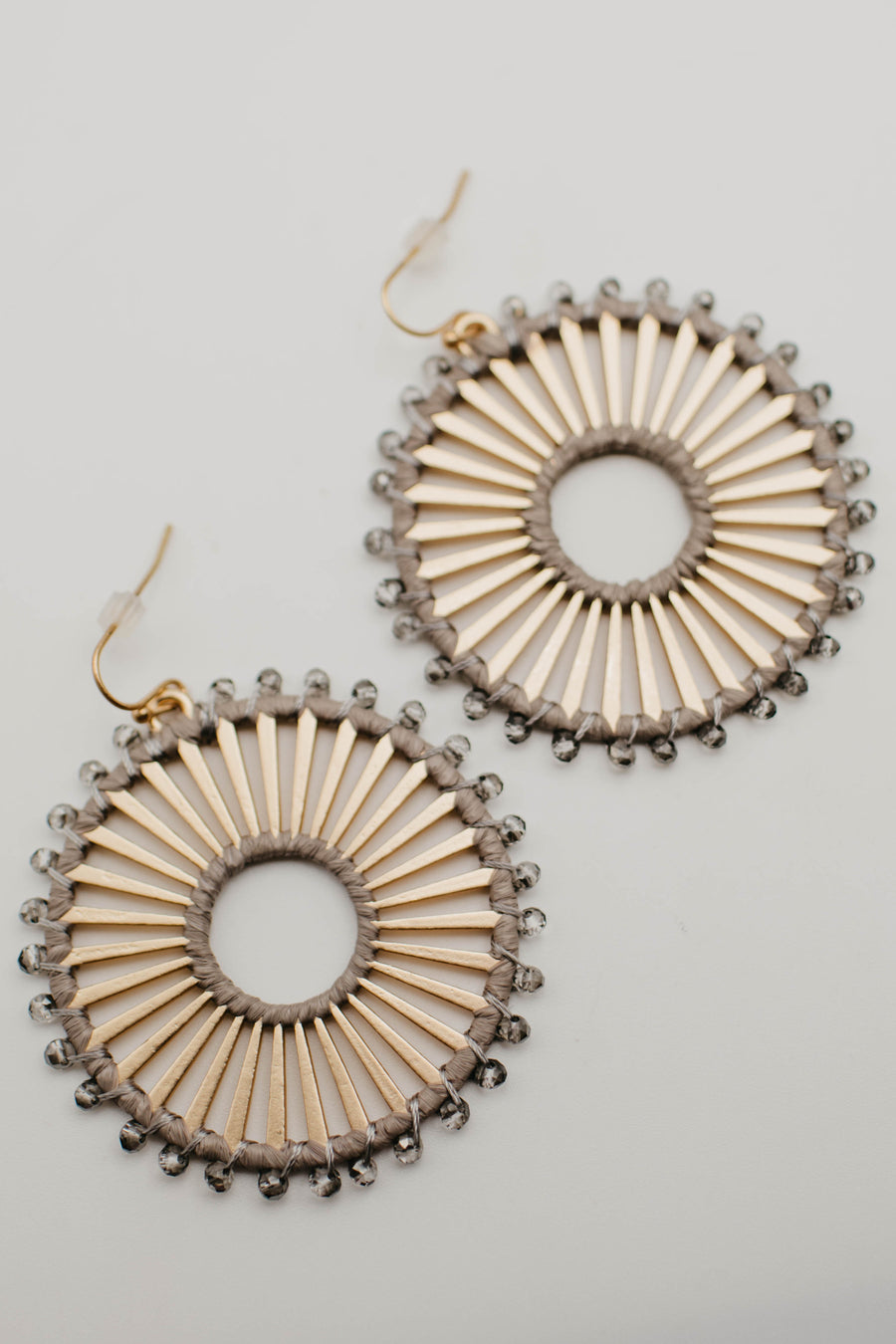 The Brinley Drop Hoop Earring