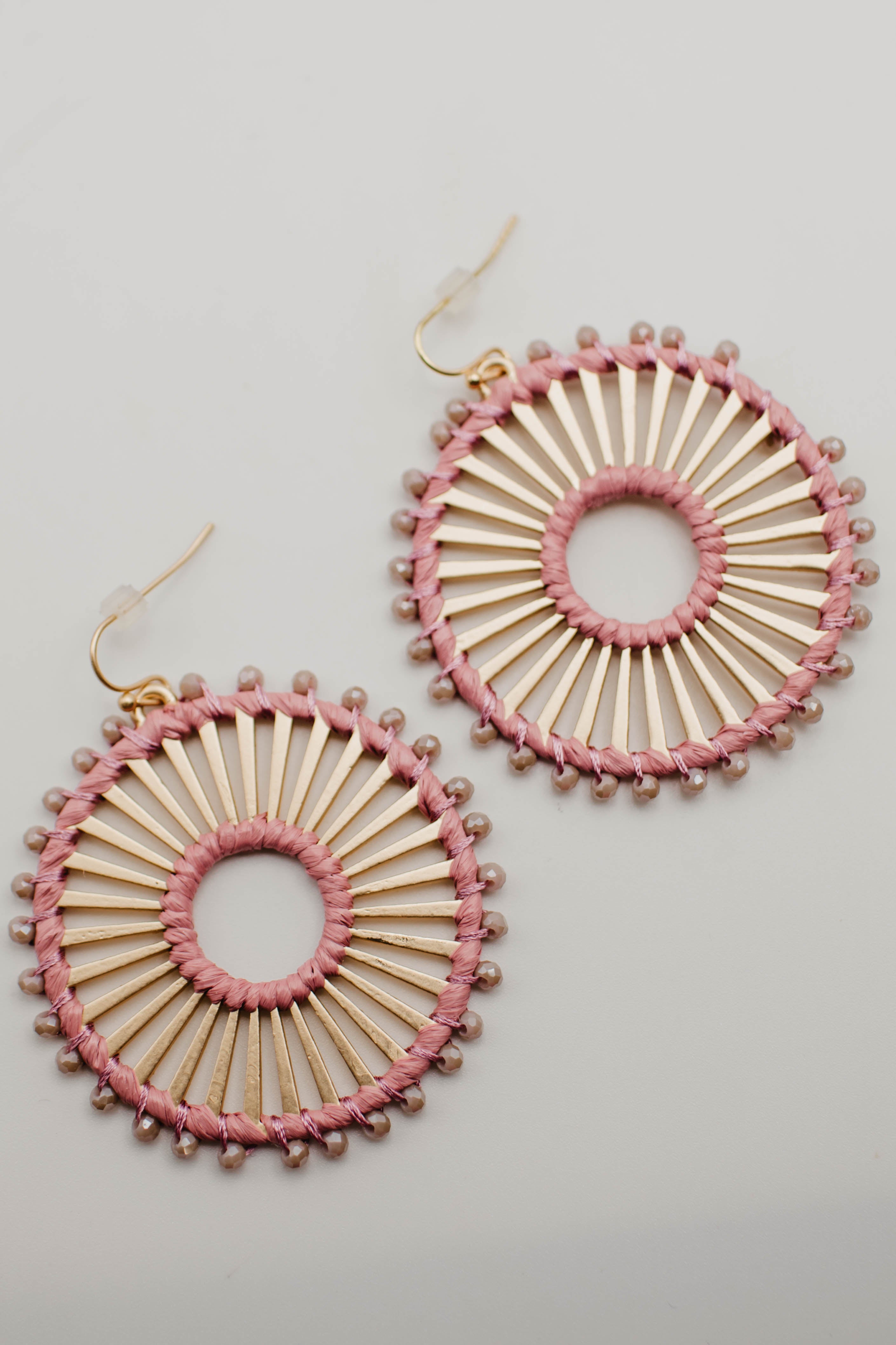 The Brinley Drop Hoop Earring