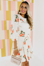 The Shelby Floral Tie Waist Mini Dress - FINAL SALE