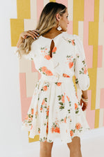 The Shelby Floral Tie Waist Mini Dress - FINAL SALE