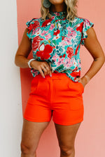 The Alana Double Button Shorts