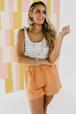 The Edwin Tie Shoulder Sweater Tank Top - FINAL SALE