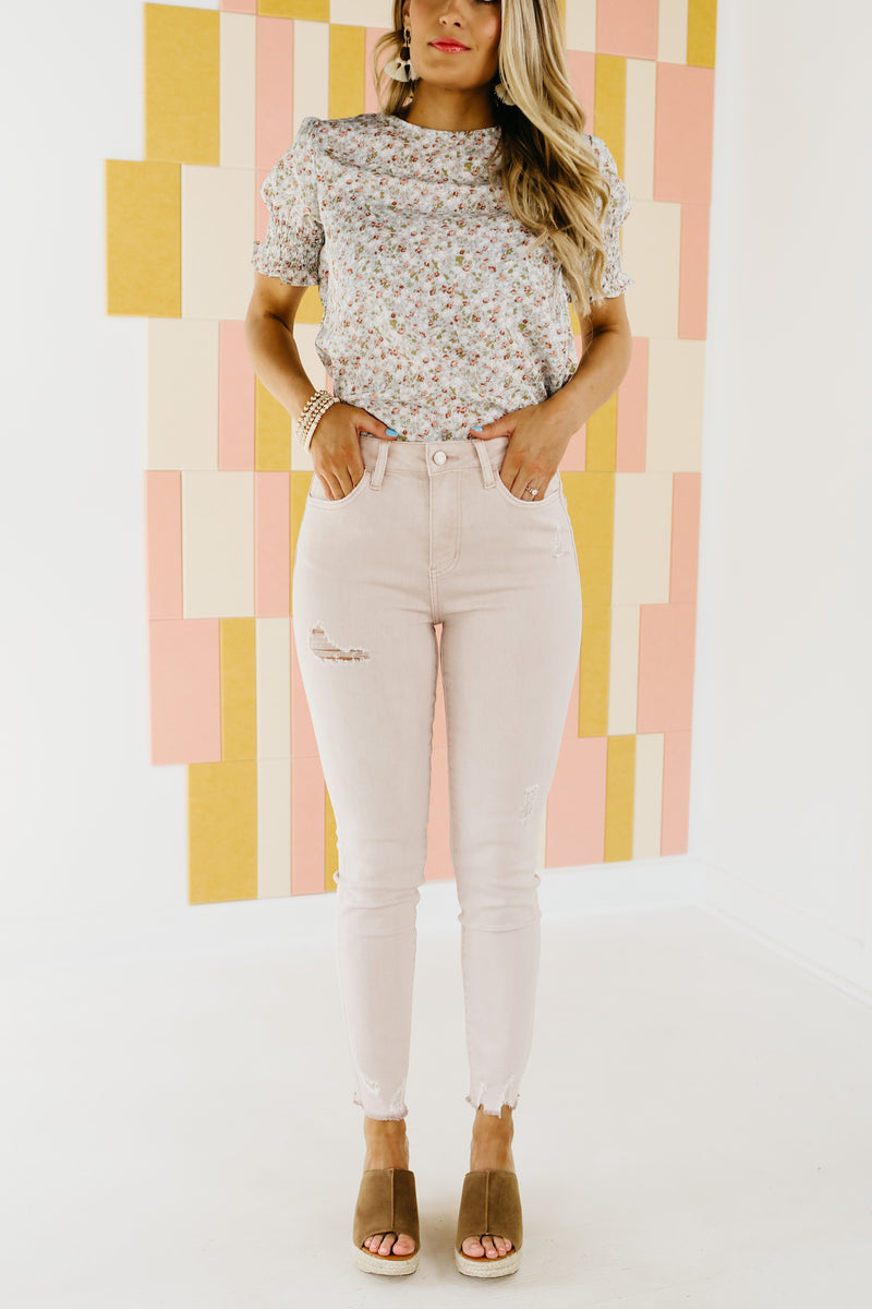 Vervet Denim | The Haylie High Rise Crop Skinny Jean