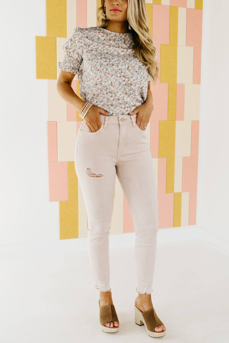 Vervet Denim | The Haylie High Rise Crop Skinny Jean