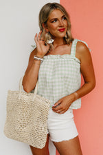 The Jayleen Gingham Tank Top - FINAL SALE