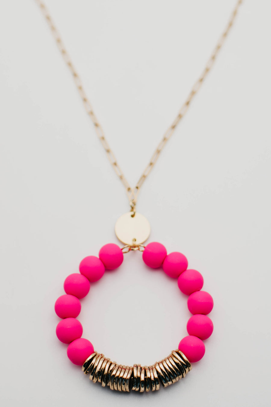 The Pablo Clay Bead Necklace