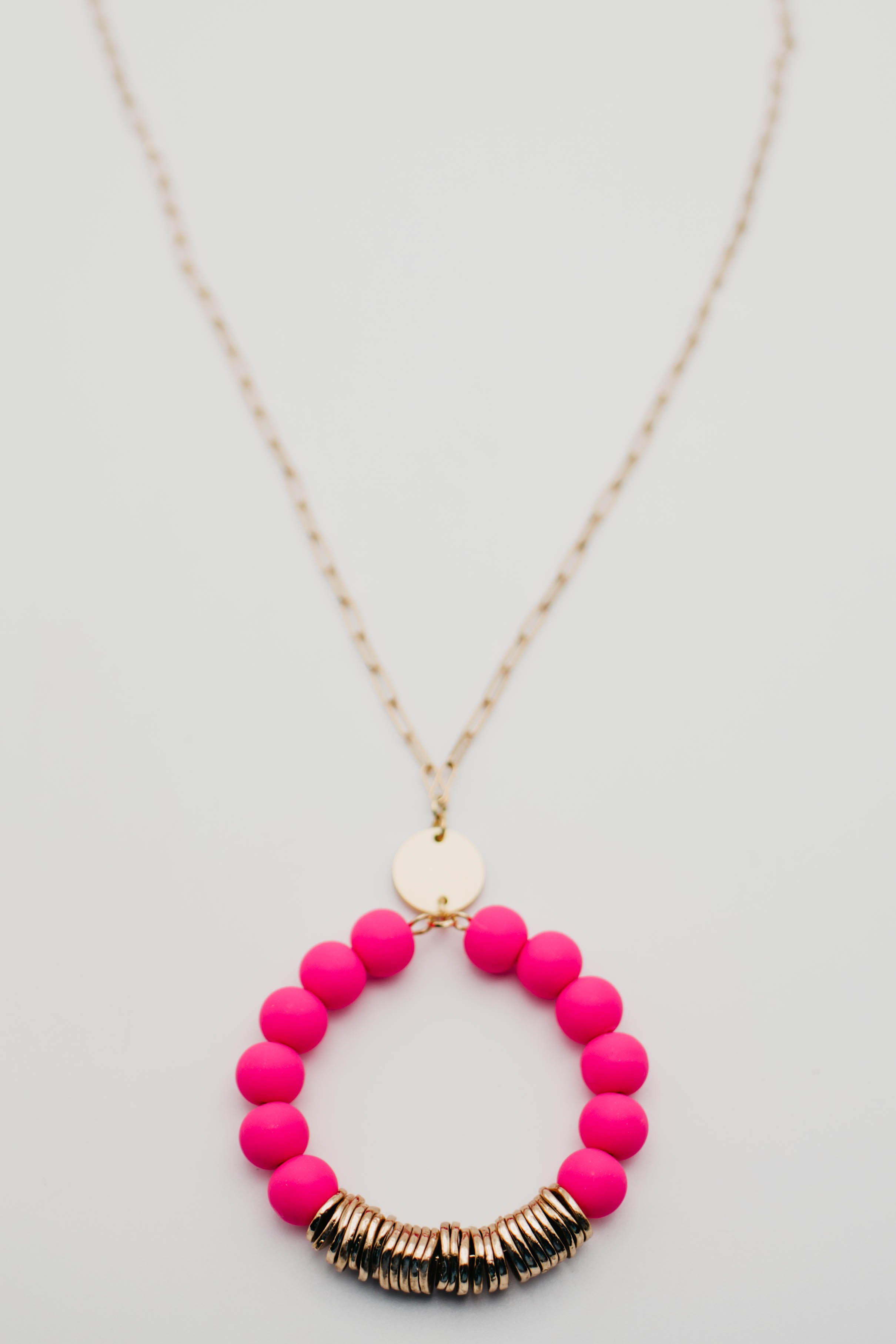 The Pablo Clay Bead Necklace
