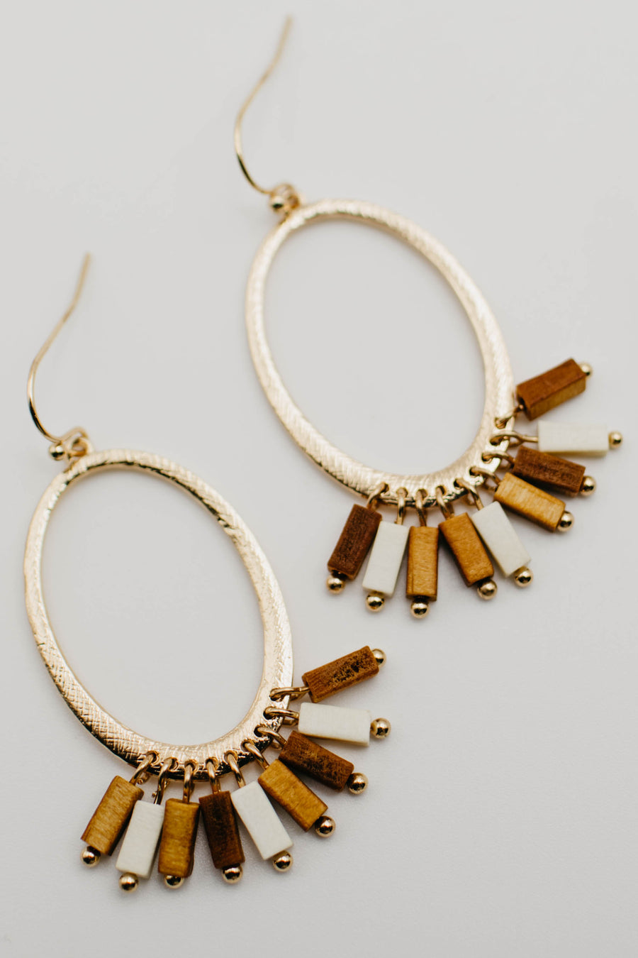 The Benson Wood Earring