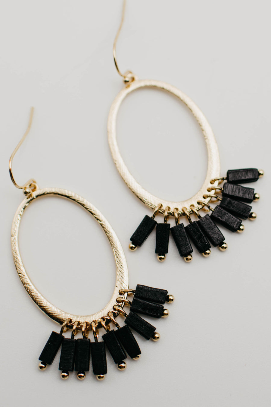 The Benson Wood Earring