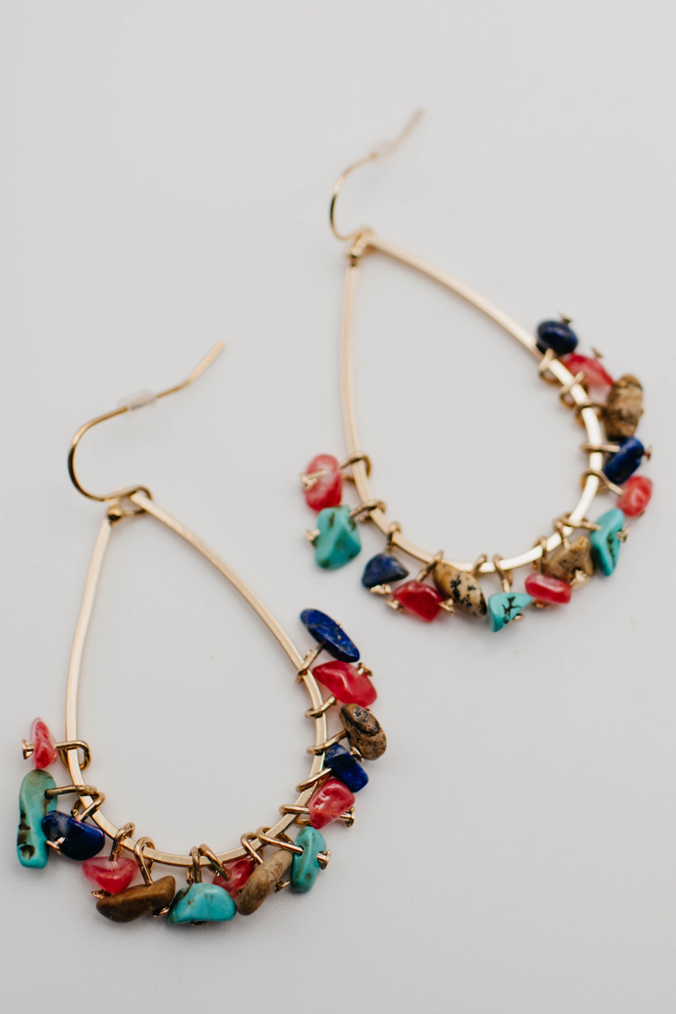 The Joanna Teardrop Stone Earring