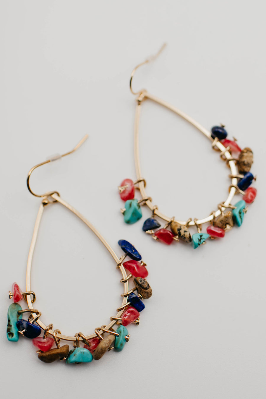 The Joanna Teardrop Stone Earring