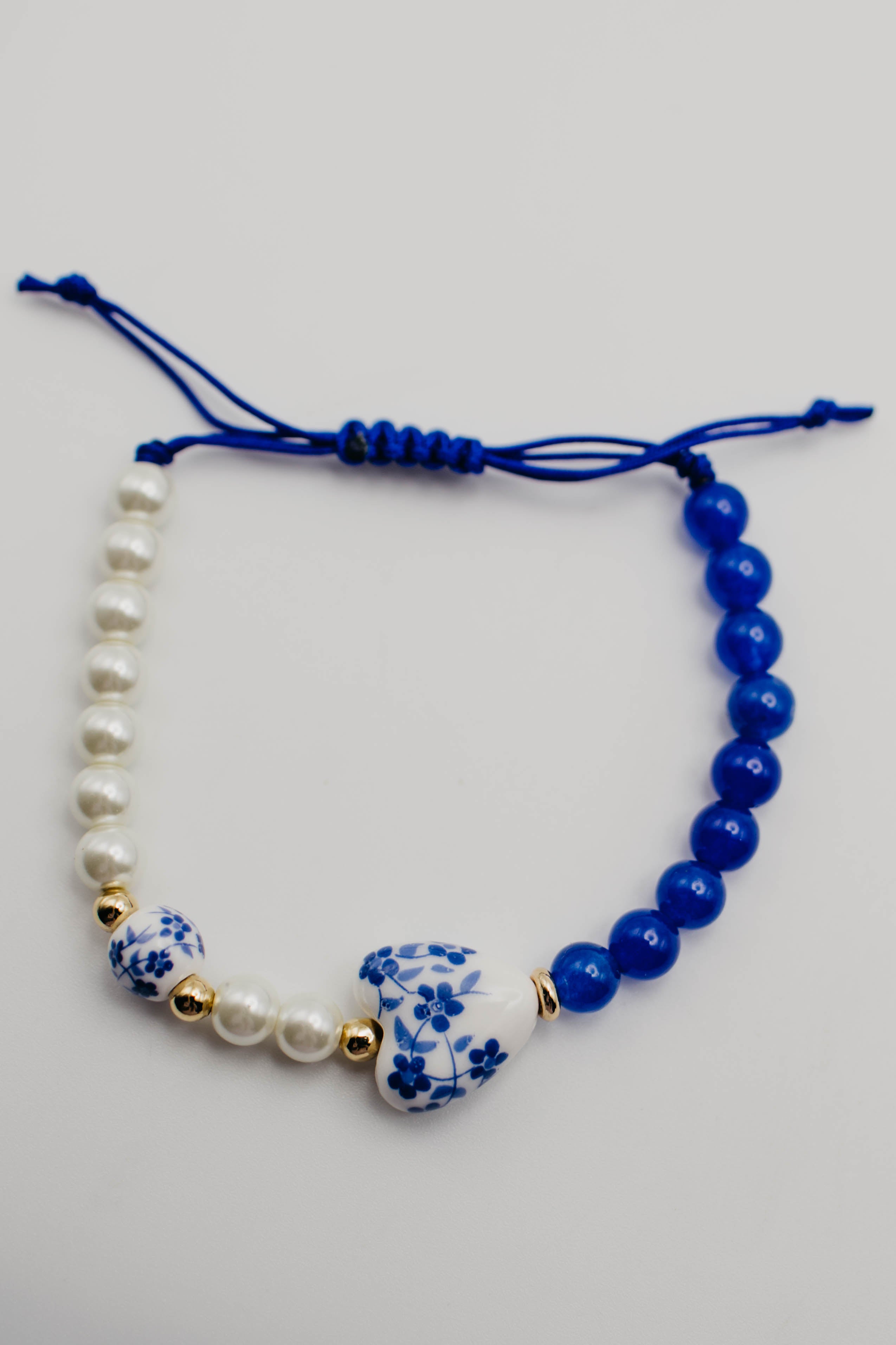 The Adley Floral Heart Bracelet