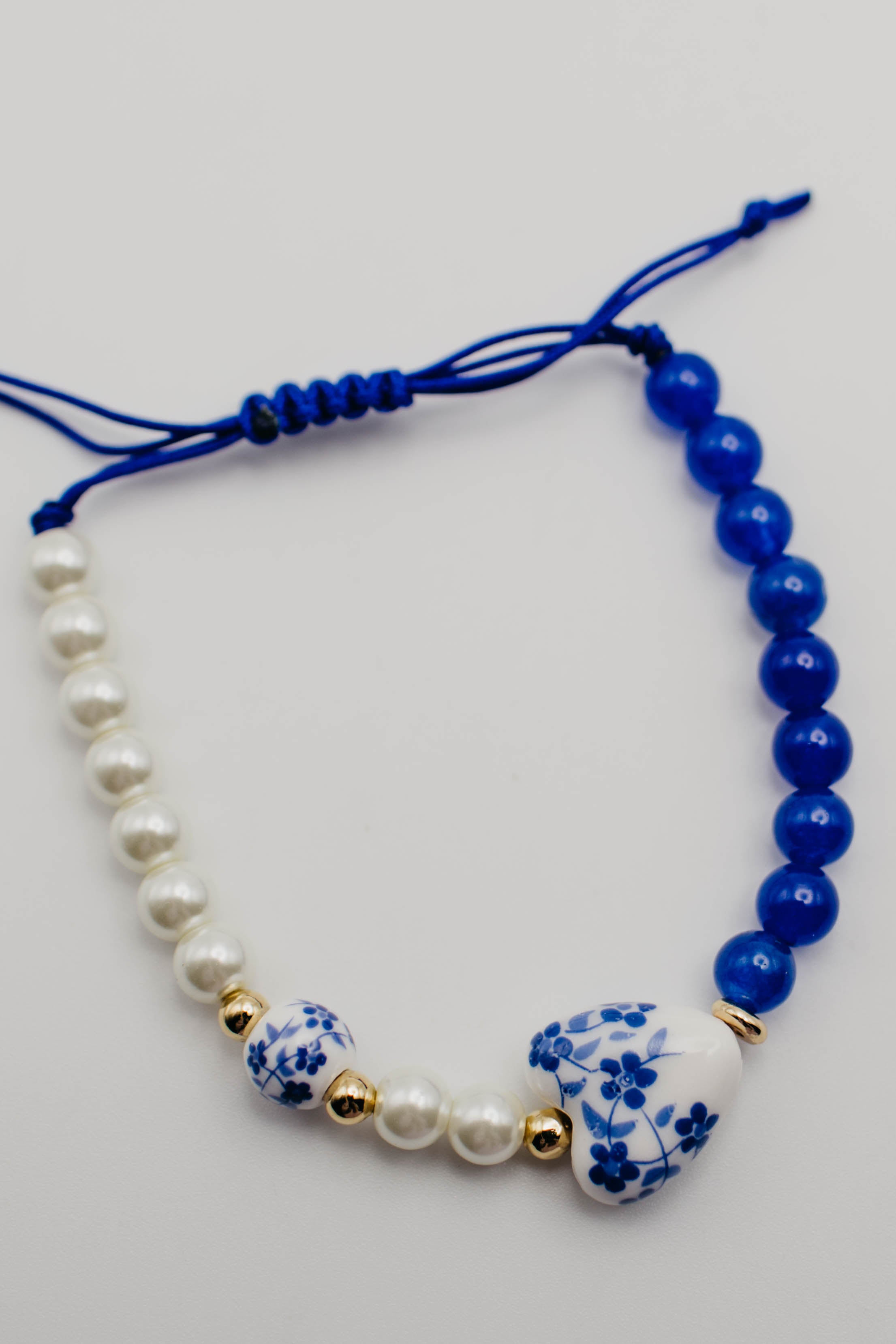 The Adley Floral Heart Bracelet