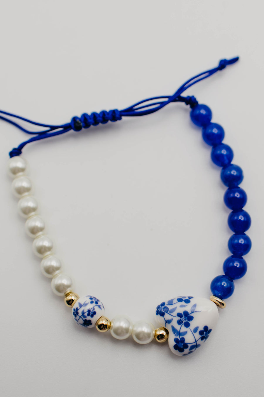 The Adley Floral Heart Bracelet