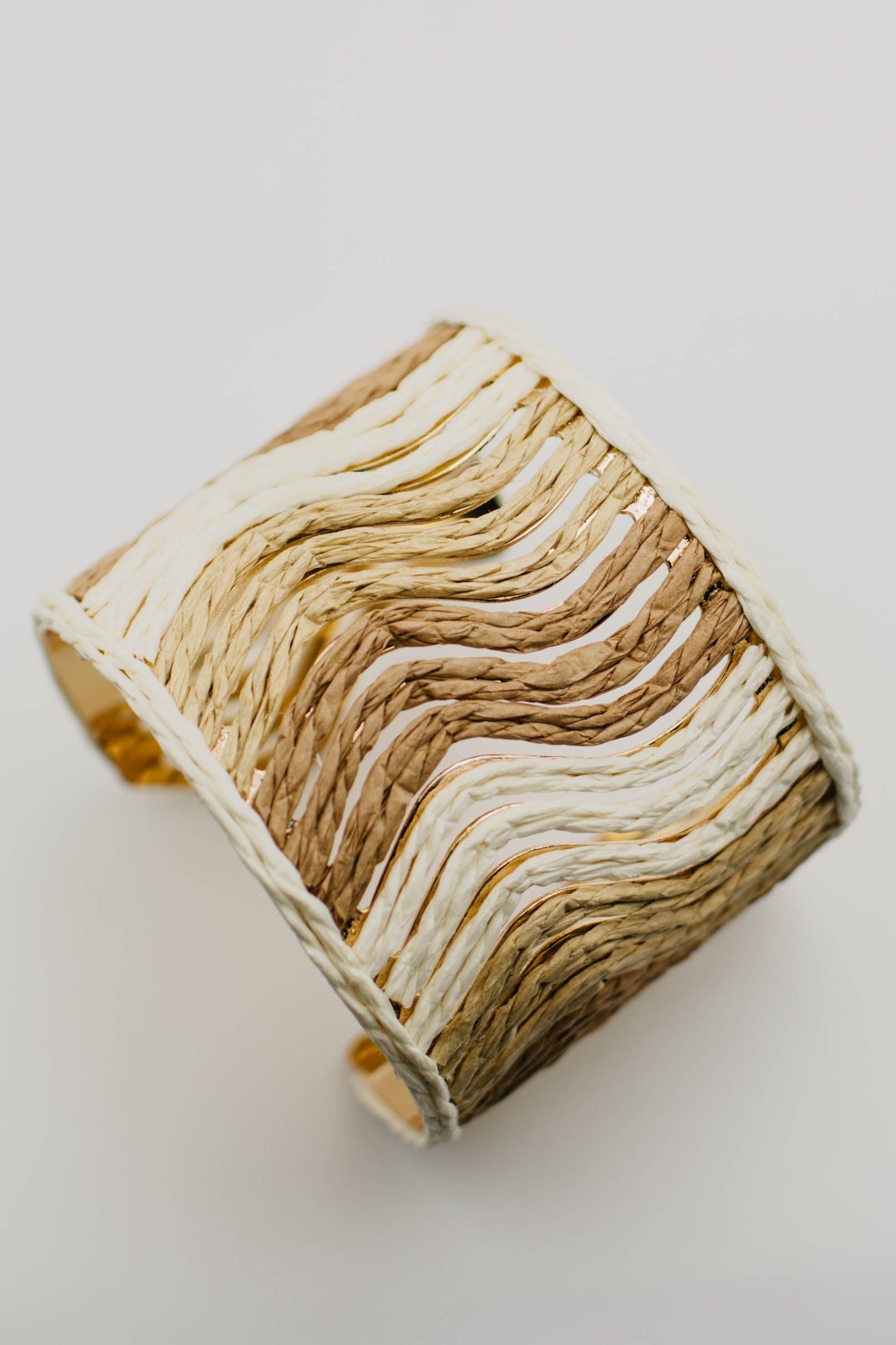 The Missy Raffia Cuff Bracelet
