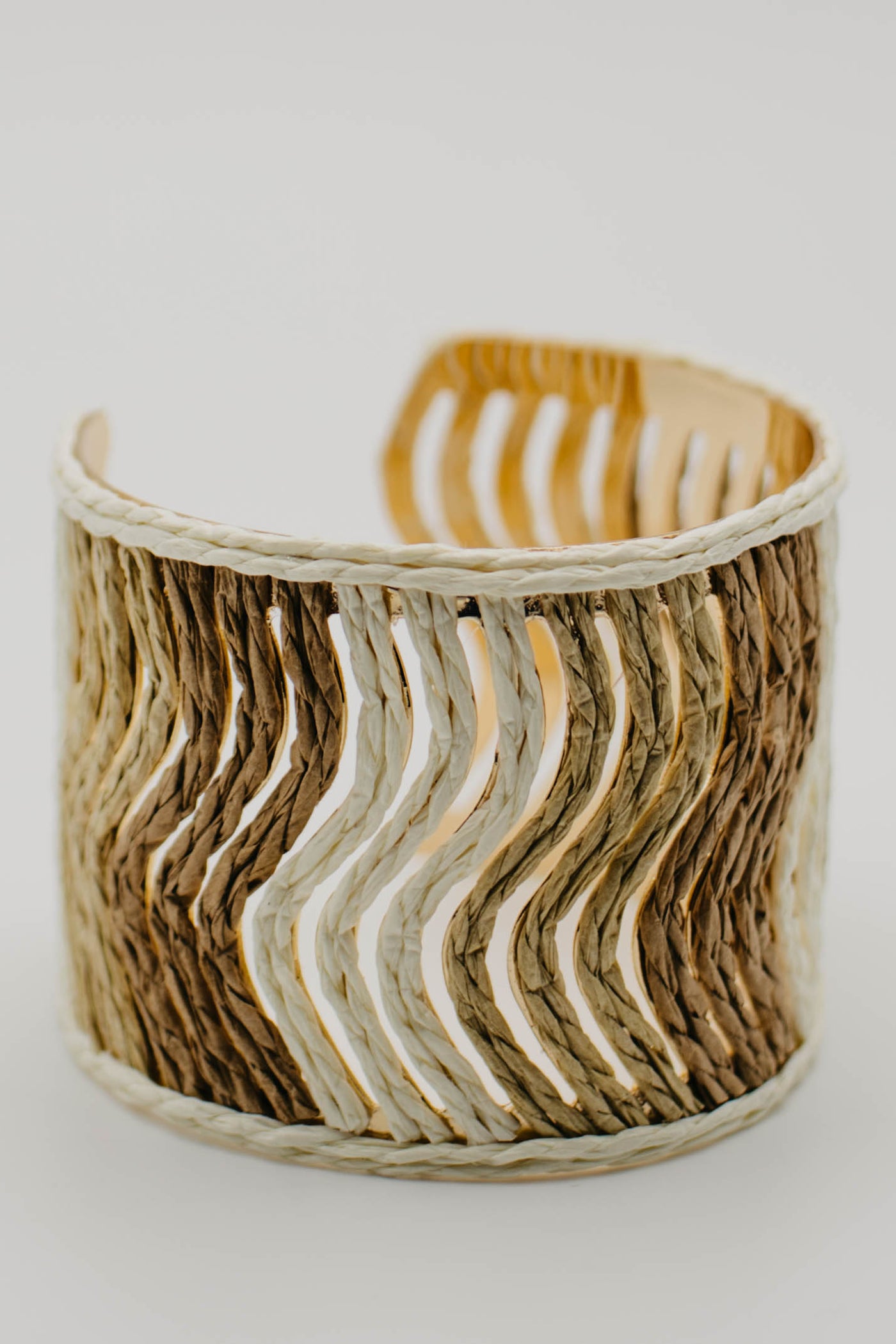 The Missy Raffia Cuff Bracelet