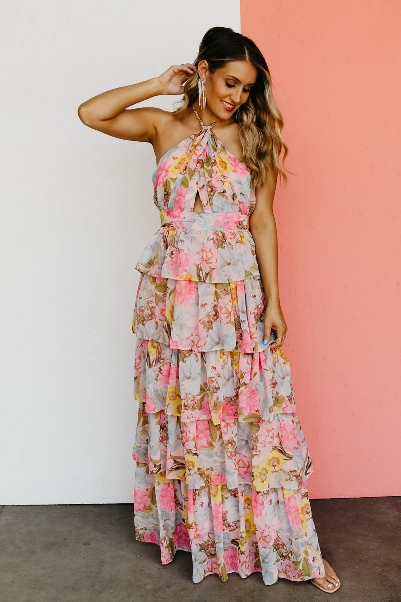 The Madelynn Tiered Floral Maxi Dress - FINAL SALE