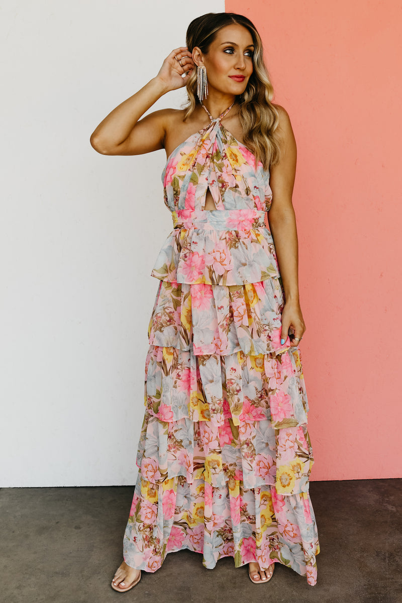 The Madelynn Tiered Floral Maxi Dress - FINAL SALE