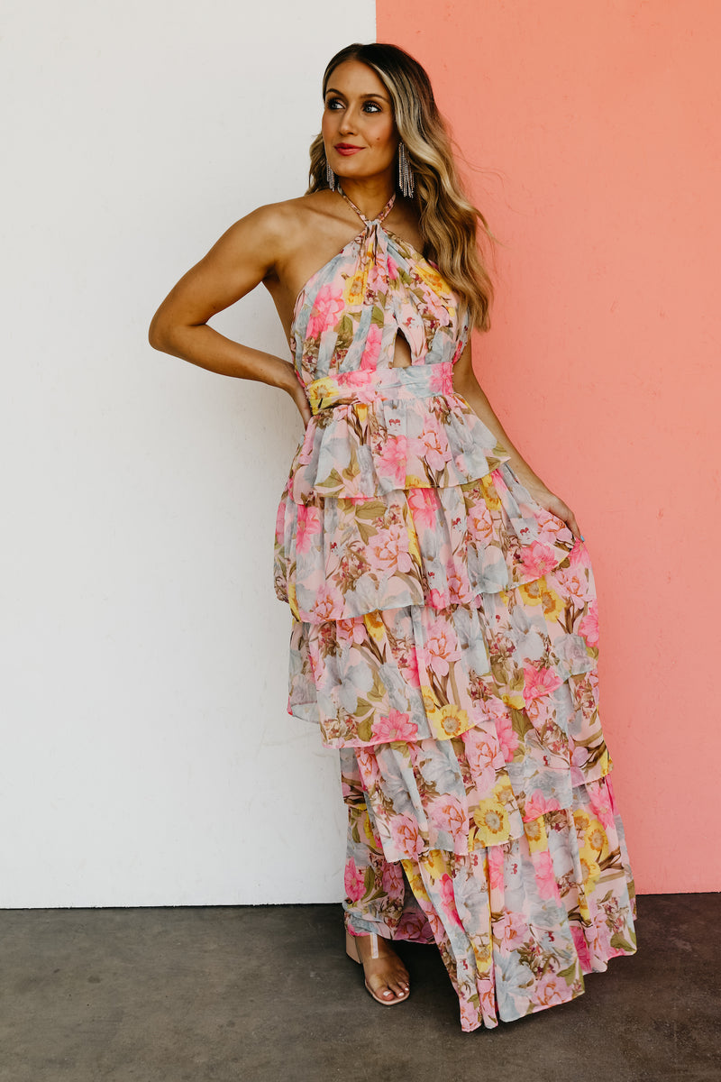 The Madelynn Tiered Floral Maxi Dress - FINAL SALE