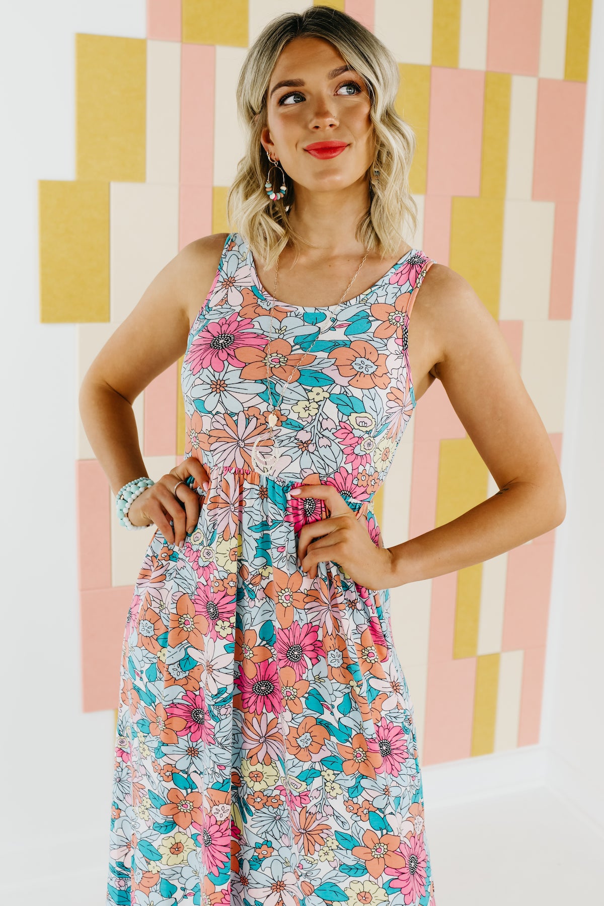 The Sergio Floral Sleeveless Maxi Dress - FINAL SALE | MOD Boutique