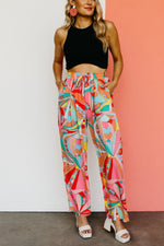 The Mabel Abstract Wide Leg Pants - FINAL SALE