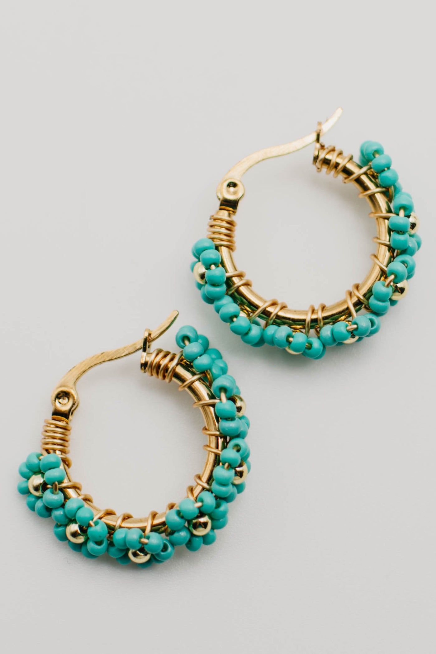 The Galilea Bead Hoop Earring