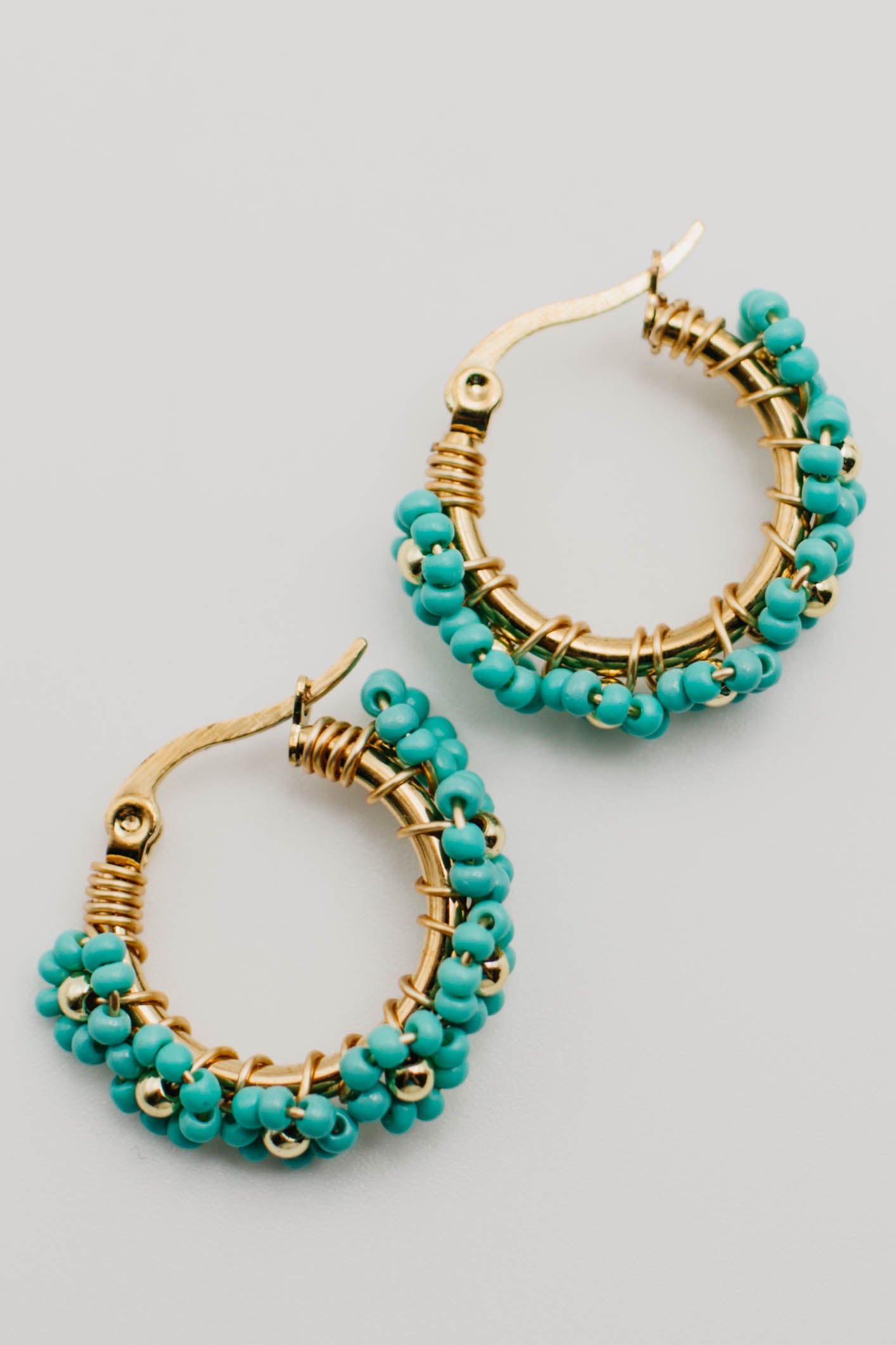 The Galilea Bead Hoop Earring