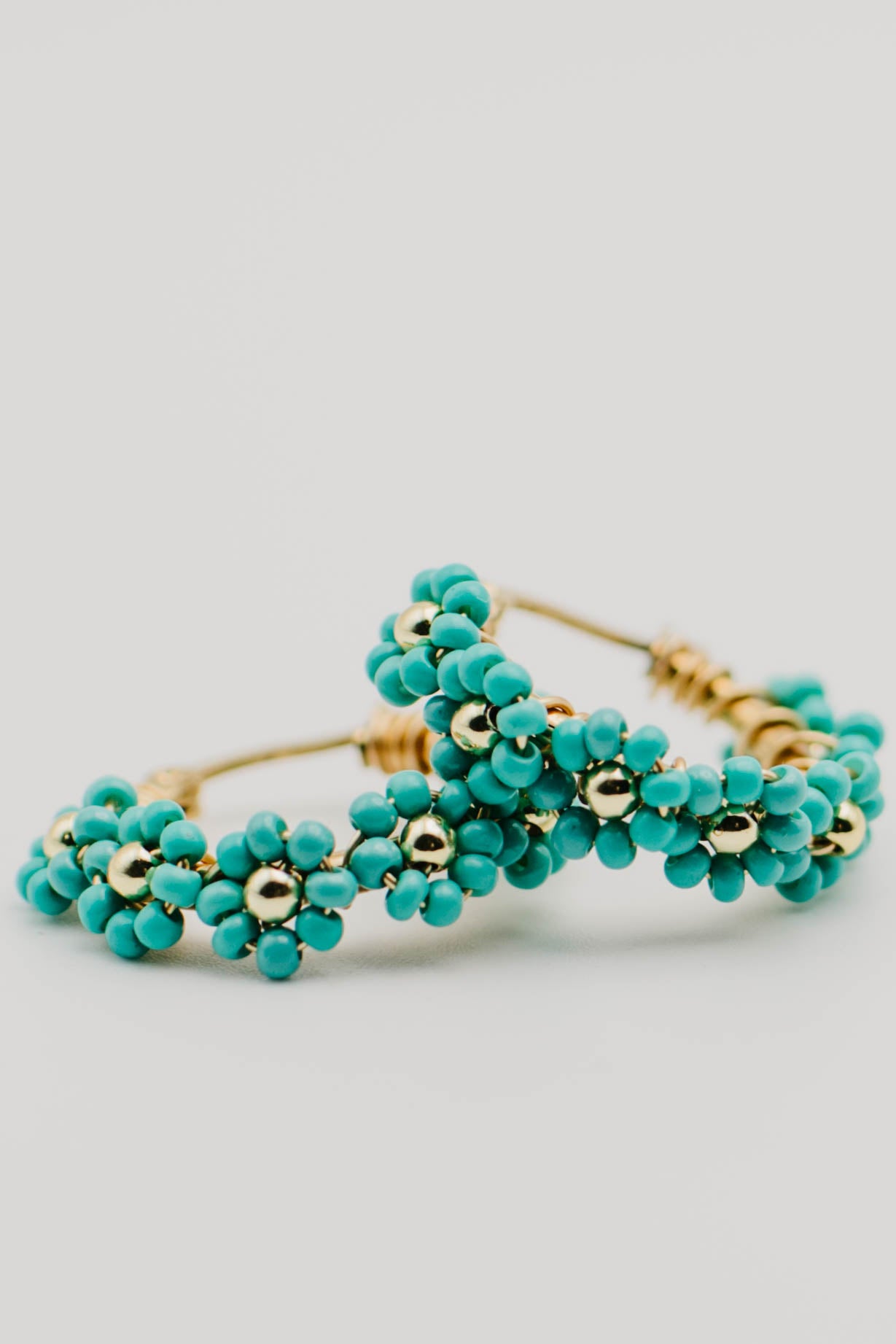 The Galilea Bead Hoop Earring