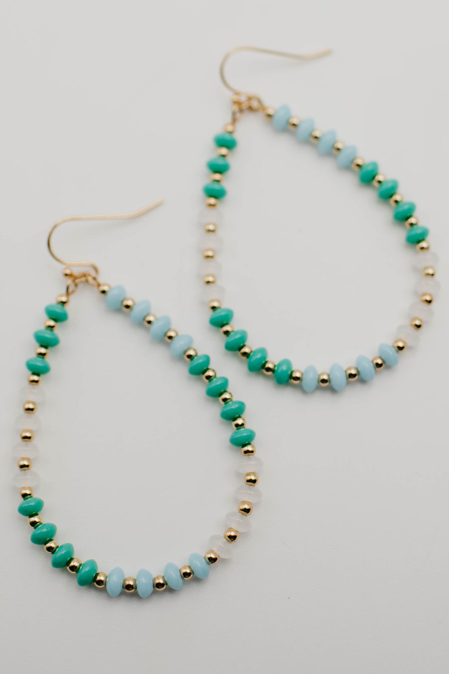 The Sadey Beaded Teardrop Earring