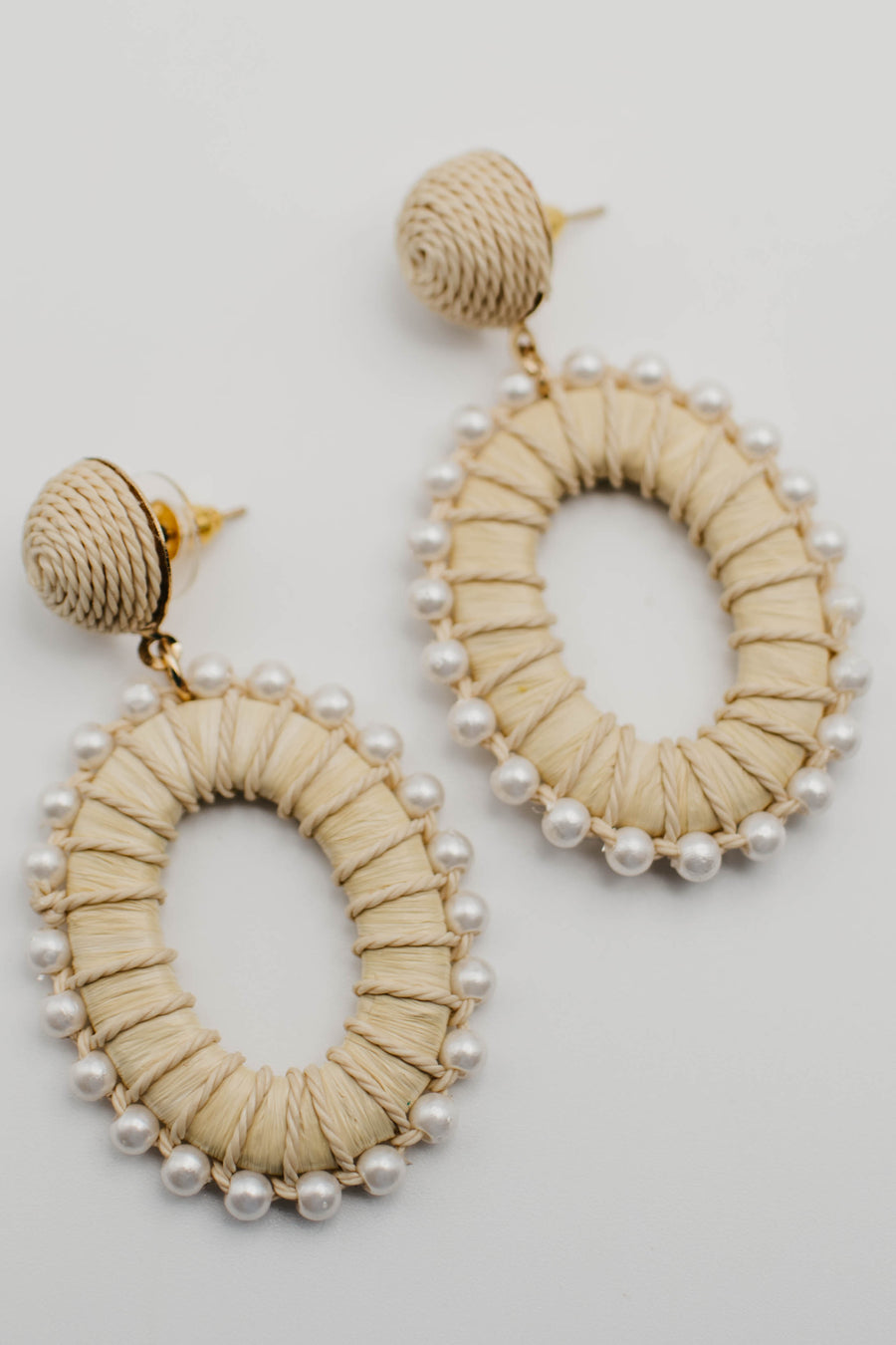 The Hattie Wrapped Pearl Earring