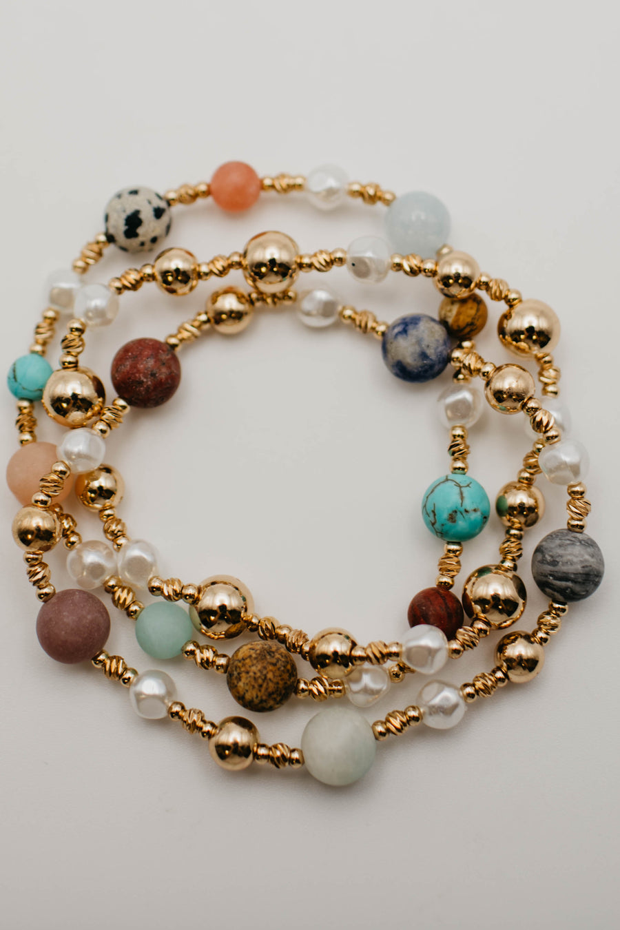 The Elvey Stretch Bracelet Set