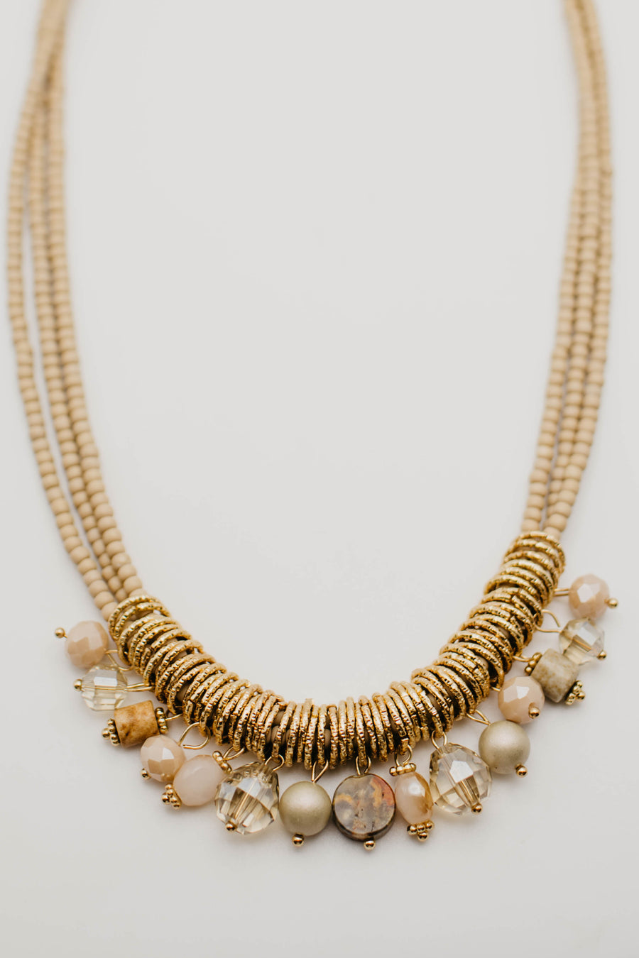 The Yazzy Mixed Bead Necklace