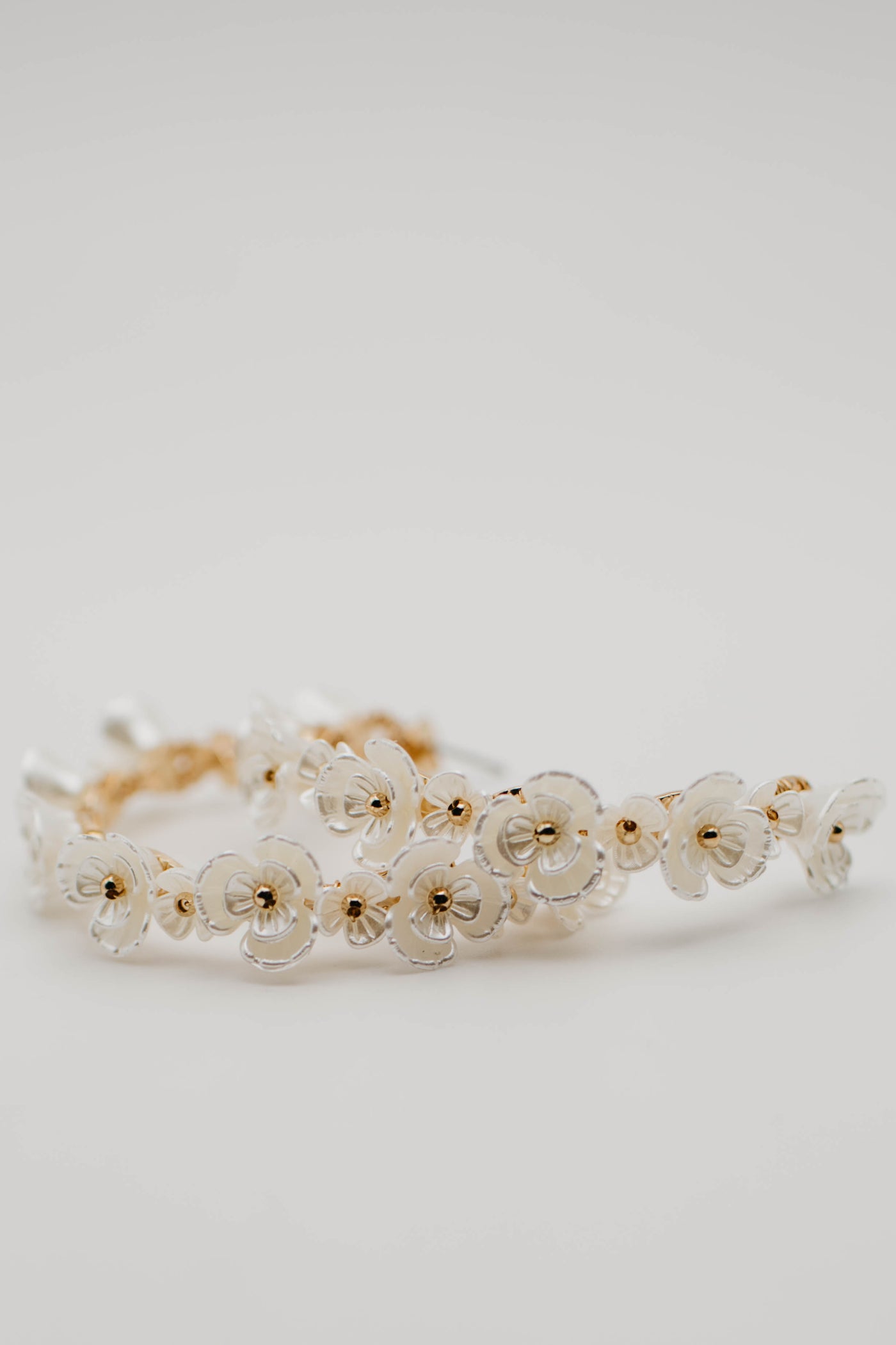 The Neil Floral Hoop Earring