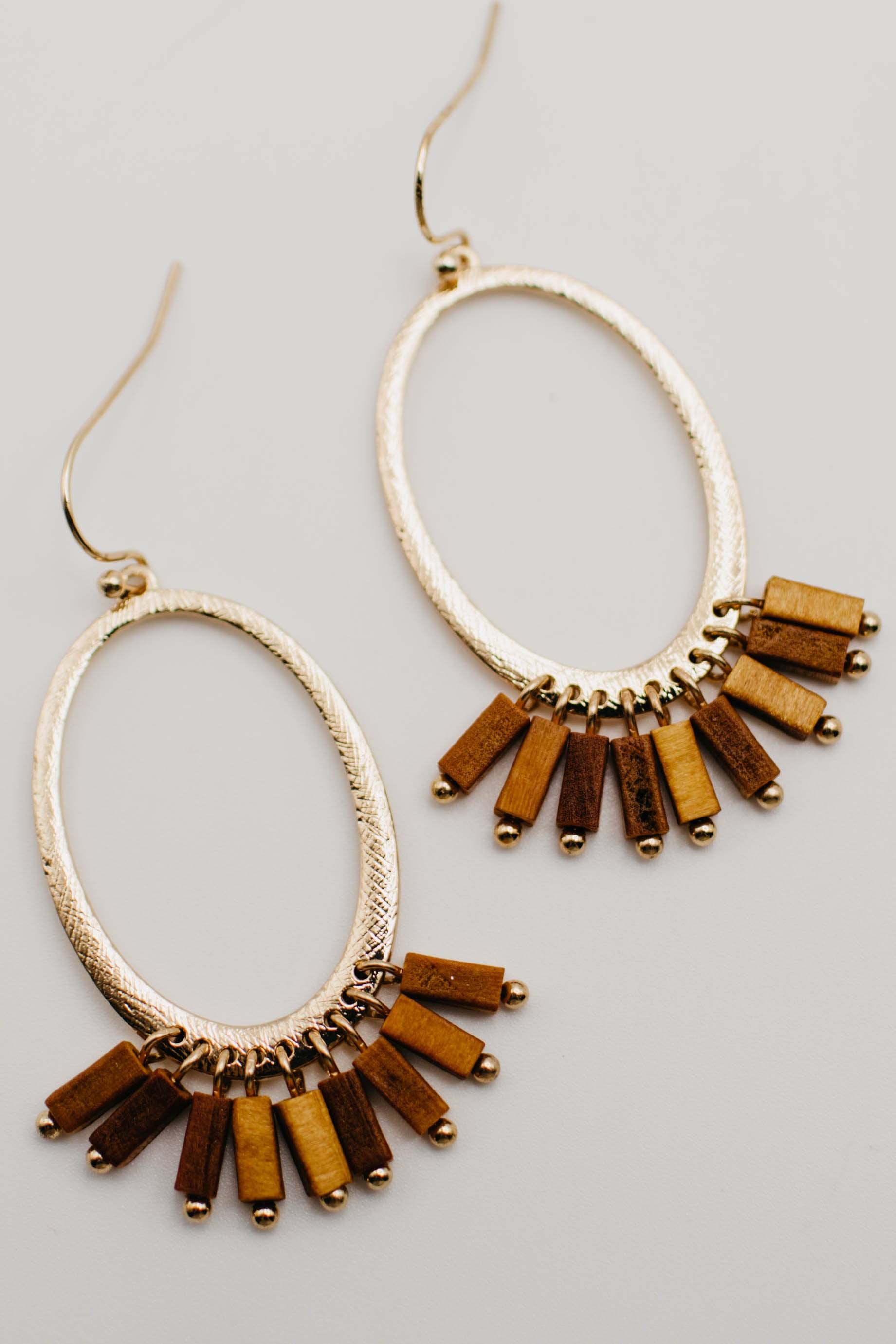 The Benson Wood Earring