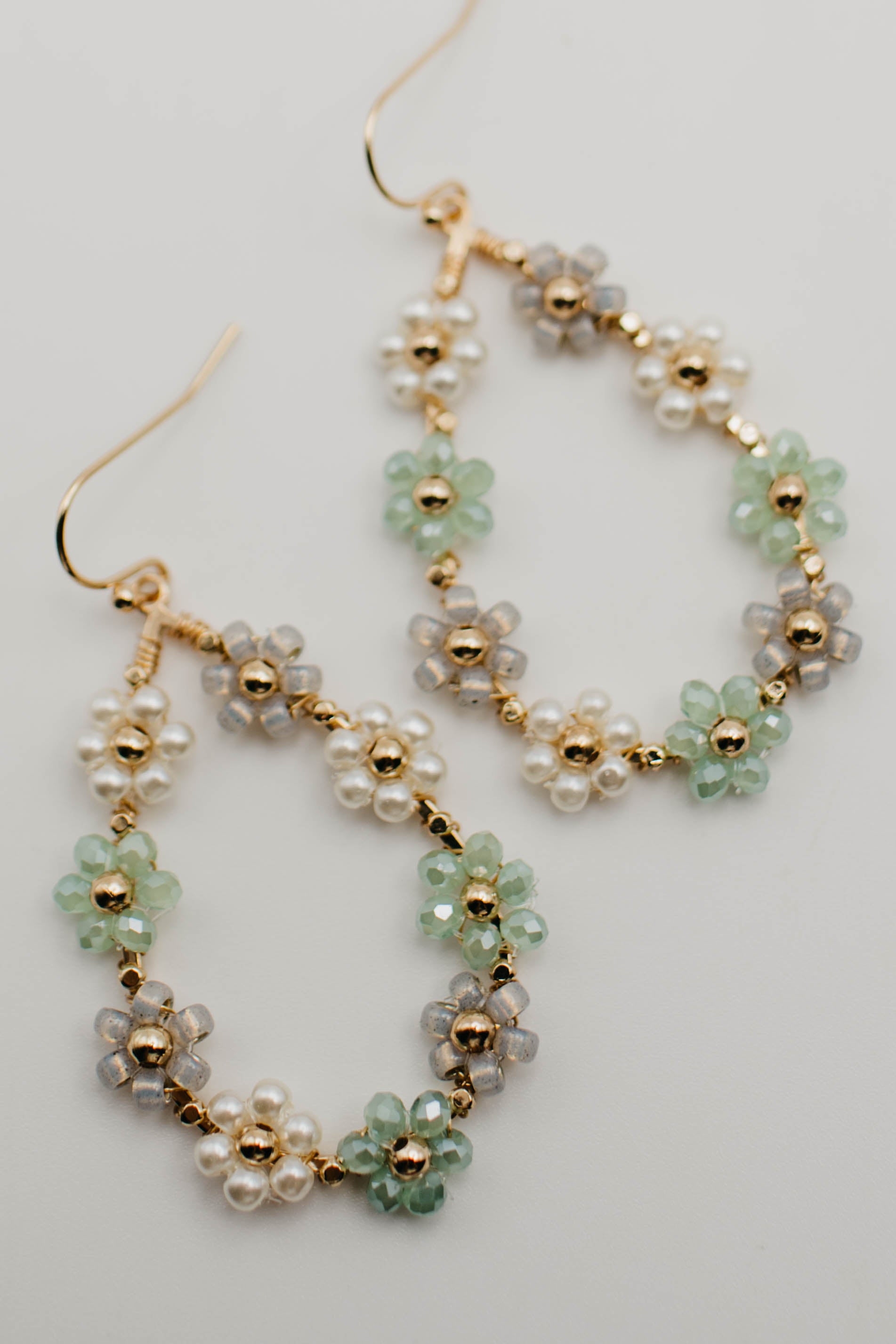The Loren Floral Teardrop Earring