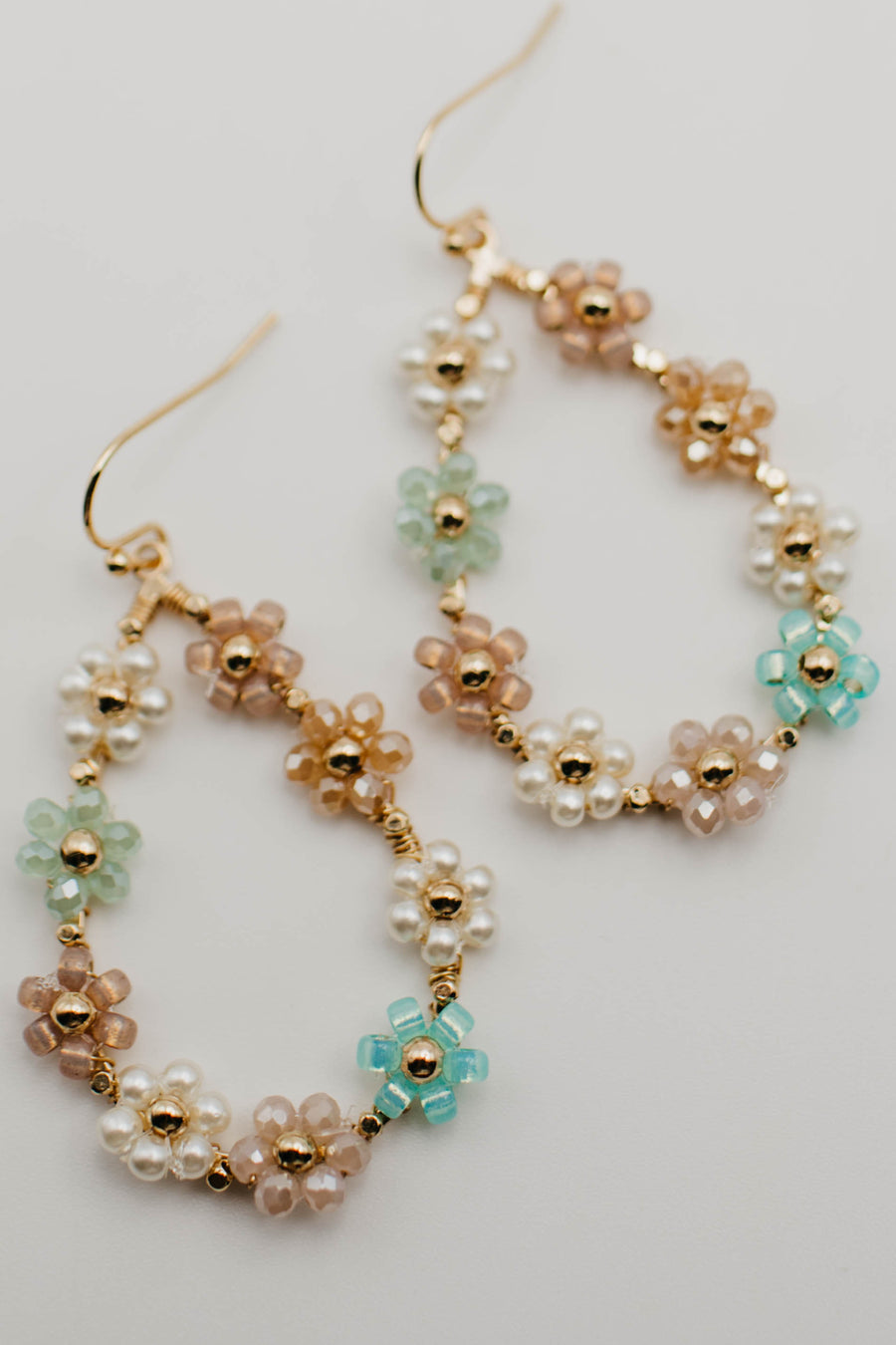 The Loren Floral Teardrop Earring