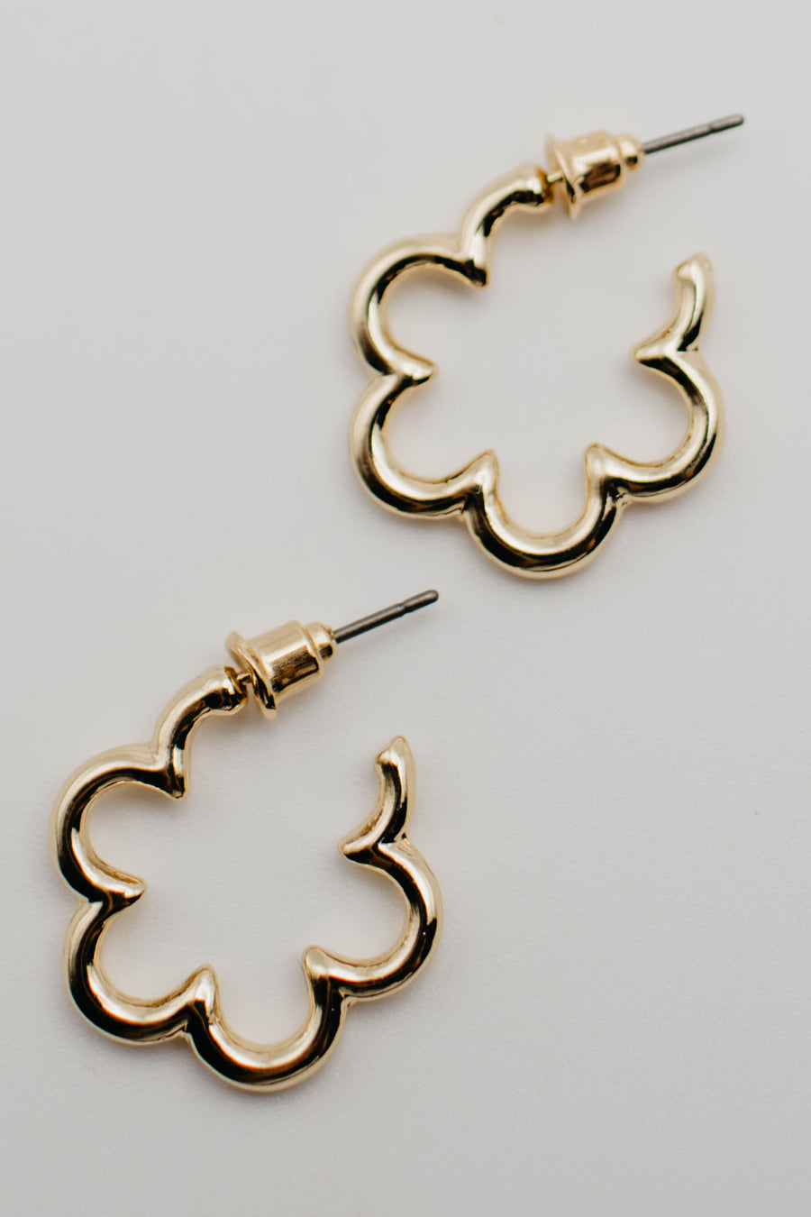 The Normah Floral Hoop Earring