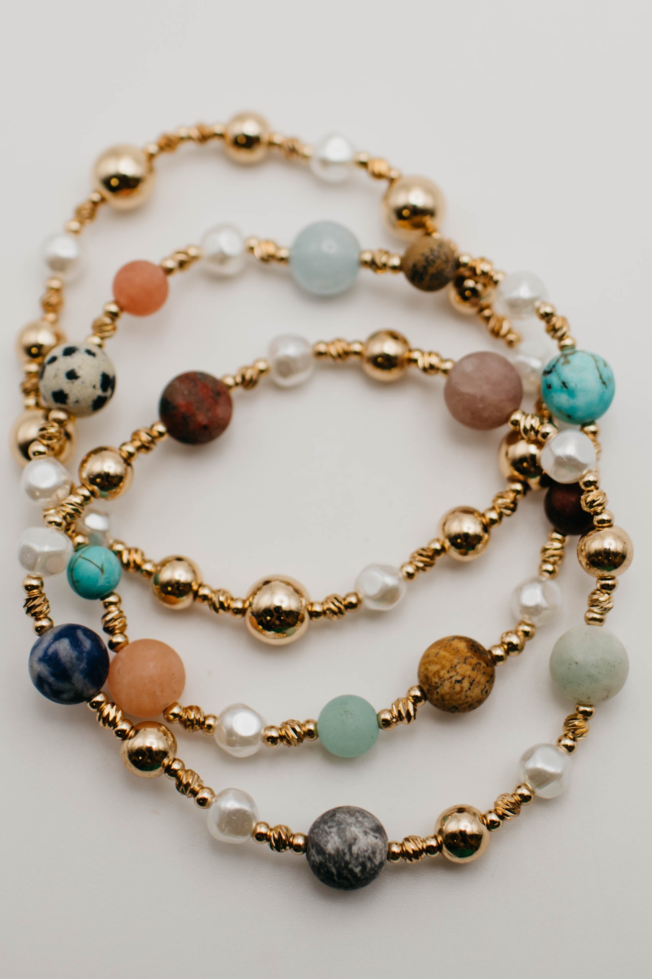 The Elvey Stretch Bracelet Set