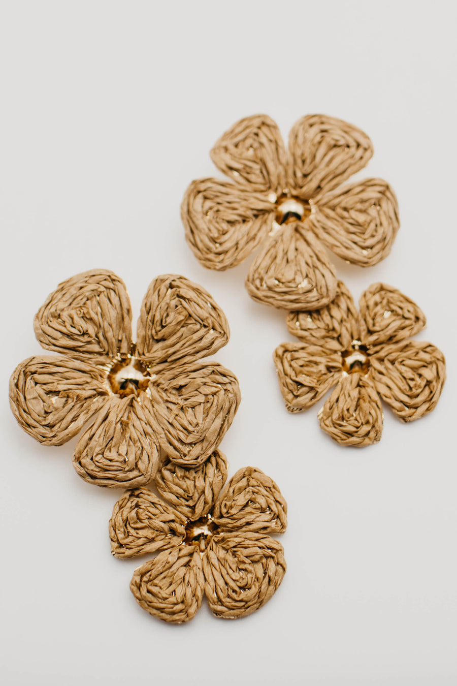 The Galinda Raffia Floral Earring