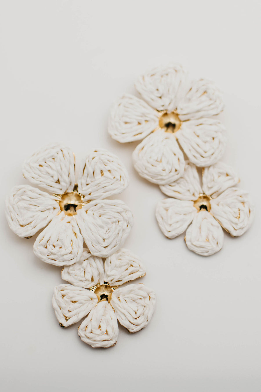 The Galinda Raffia Floral Earring