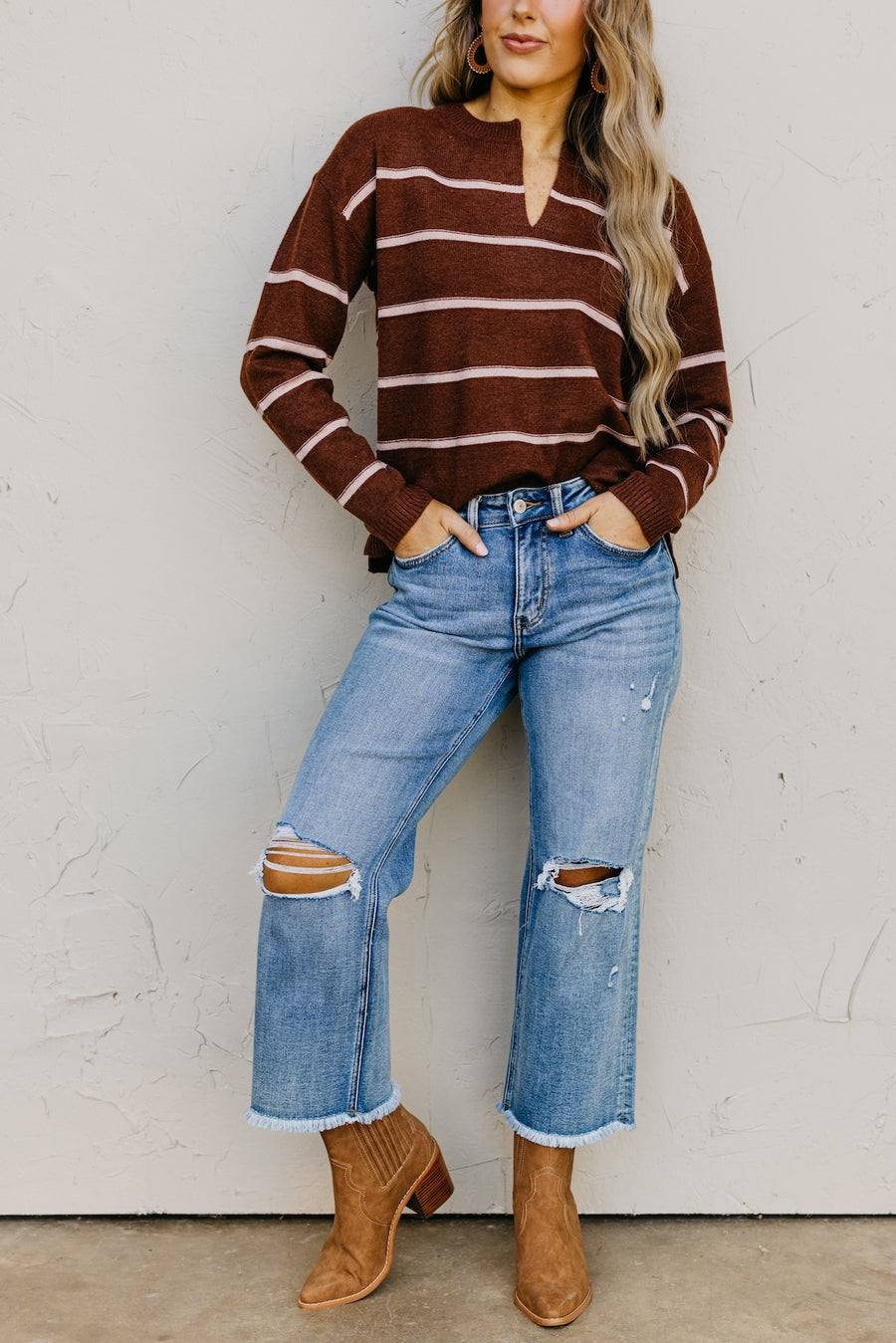 Lovervet Denim | The Bryan Distressed Crop Denim