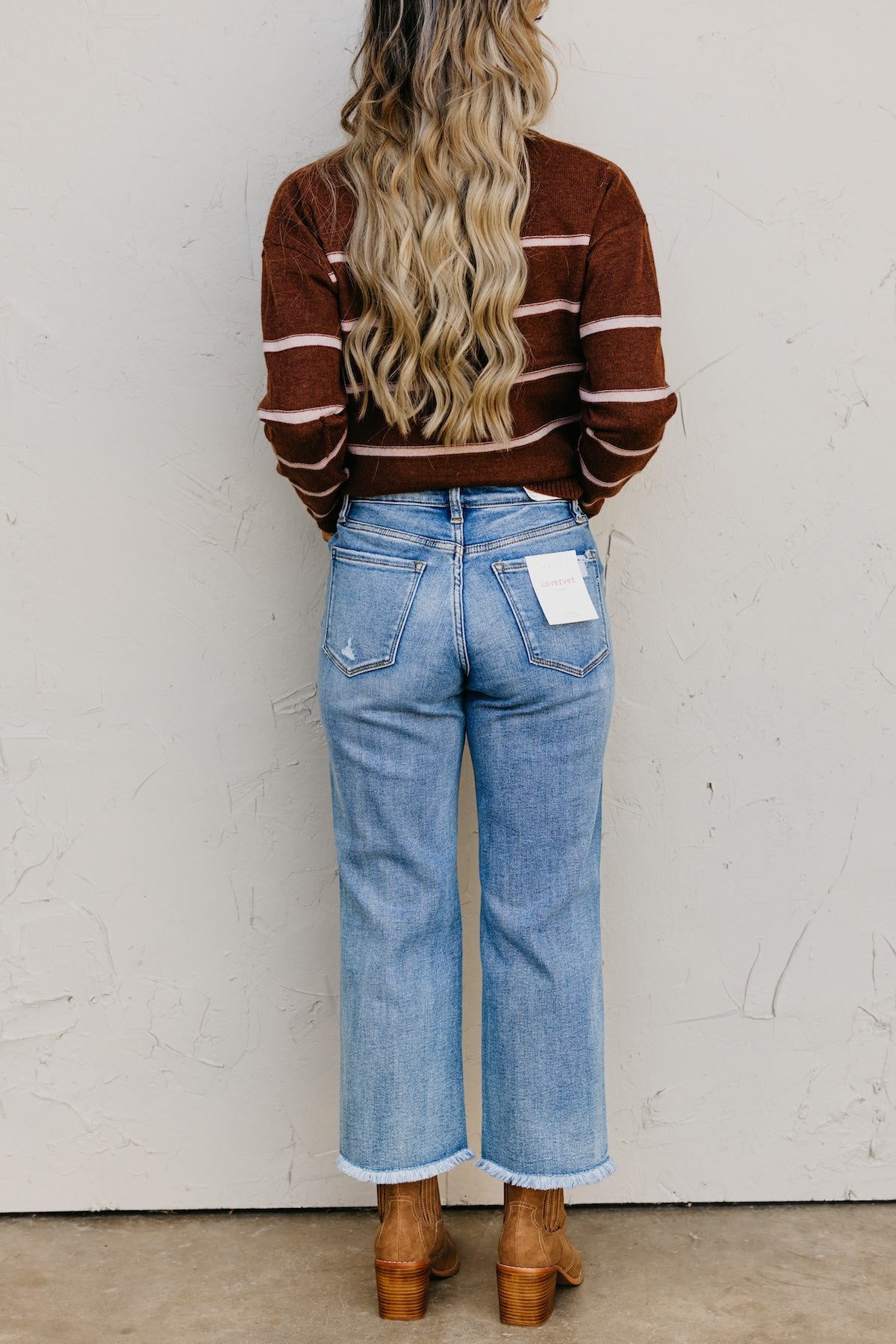 Lovervet Denim | The Bryan Distressed Crop Denim