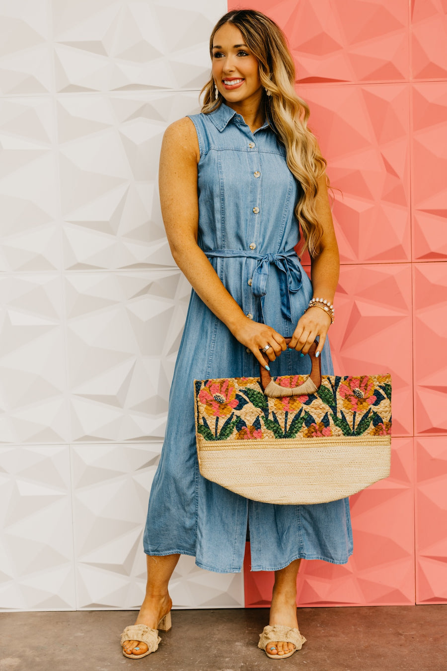The Jane Tie Waist Midi Dress