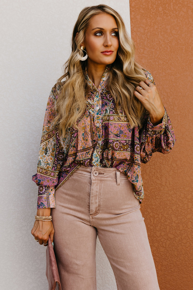 The Colson Paisley Print Blouse