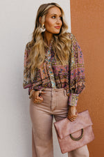 The Colson Paisley Print Blouse