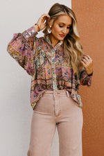 The Colson Paisley Print Blouse