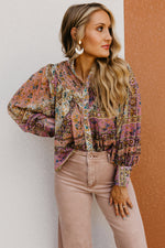 The Colson Paisley Print Blouse