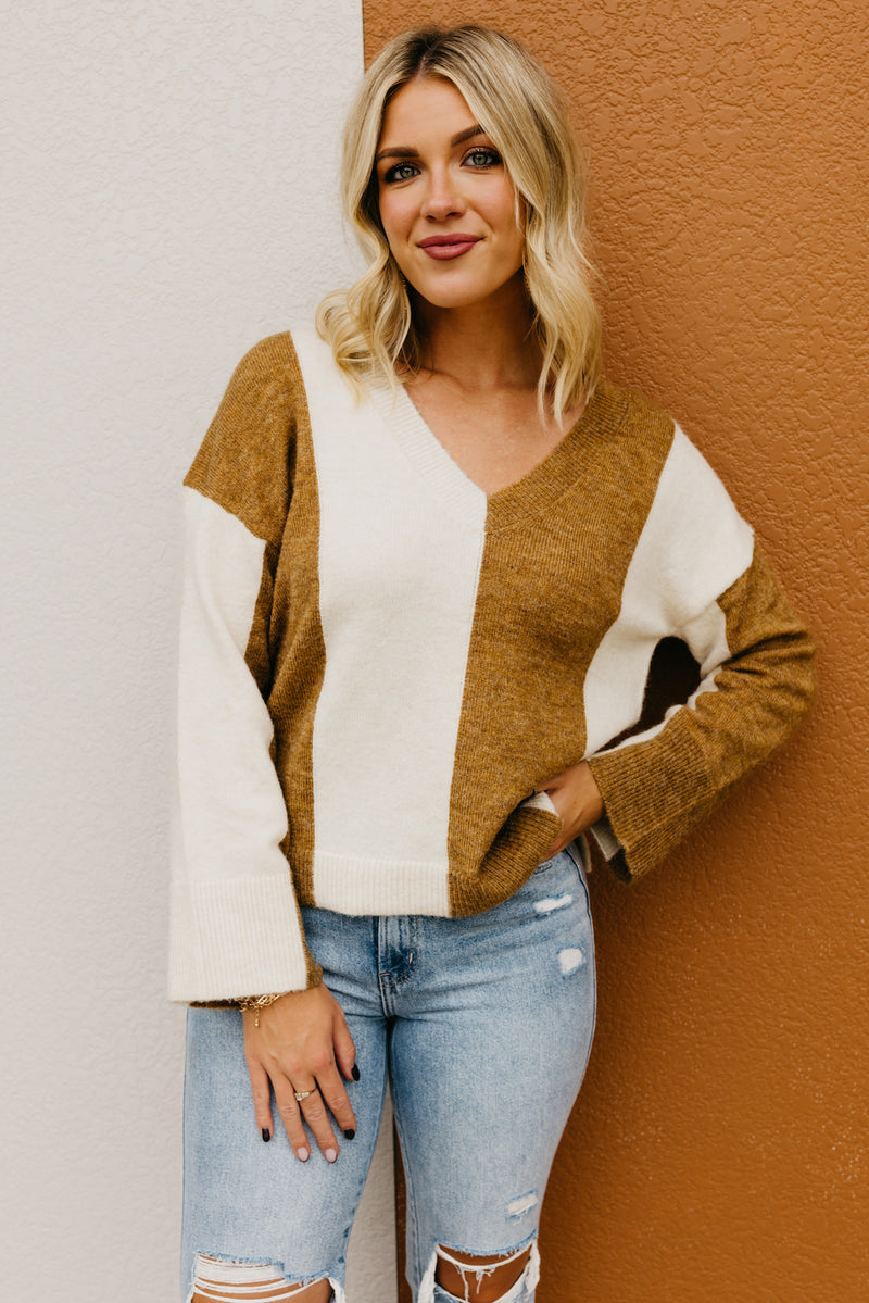 The Gloria Striped Jacquard Sweater
